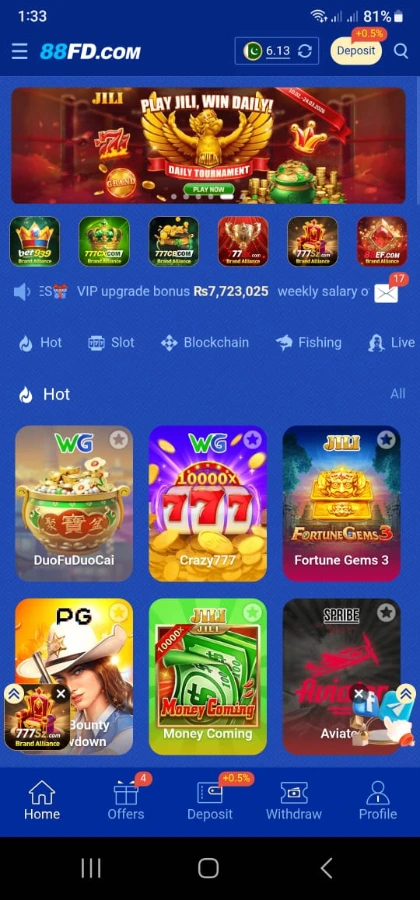 88FD Game is a modern online earning platform designed for Pakistani users who love gaming and want to earn simultaneously. 