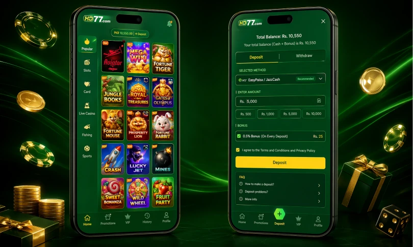 Registration Process OF HD77 Game