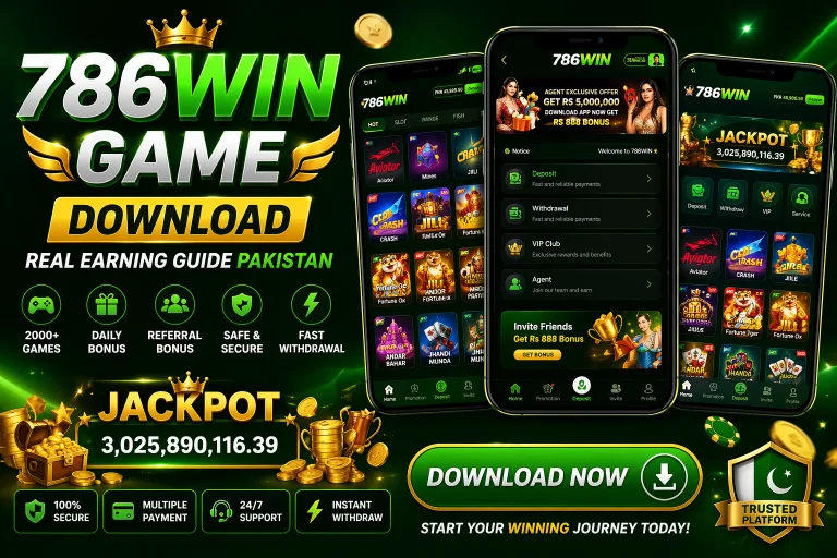786WIN Game APK download Pakistan latest version high quality banner