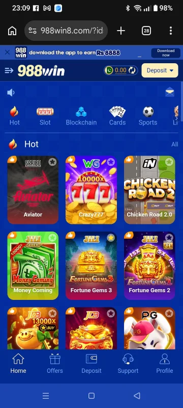 988win Game APK Download Real Money Game Pakistan