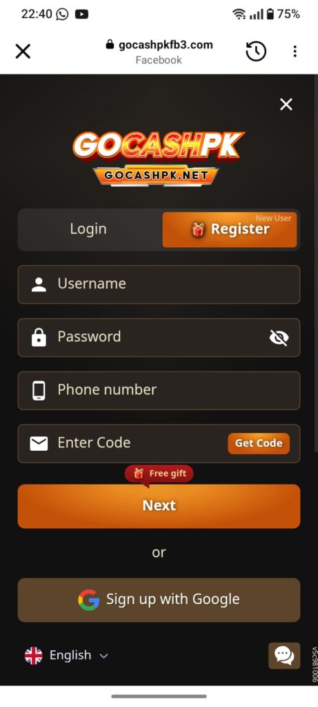 GOCASHPK Game